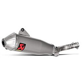 Silenziatore di scarico Linea Slip on (TITANIO) fodero titanio non omologato per YAMAHA YZ 250 F (2014-2017) - WR 250 F (2015-2017)