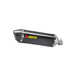 Terminale di scarico AKRAPOVIC Slip-On Line (Carbon) Omologato per Suzuki SV 650 (2017>)
