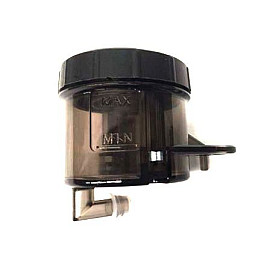 Serbatoio olio freni BREMBO S45 uscita 90° attacco foro grande fume'