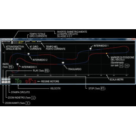 CRONOMETRO GPS-4 LITE A DOPPIA COSTELLAZIONE GPS+GLONASS con INTERTEMPI TEMPO IDEALE - VELOCITA' GPS - CONTAORE - SCARICO TEMPI E VELOCITA' MASSIME su CHIAVETTA USB