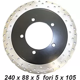 Disco freno Posteriore TEKNOETRE  DOWNTOWN 300 ABS (2010-2016)