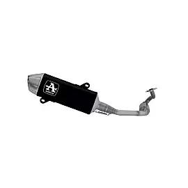 KIT COMPLETO TERMINALE URBAN  RACING ALLUMINIO DARK-INOX ARROW HONDA SH 150 (2024-2026)