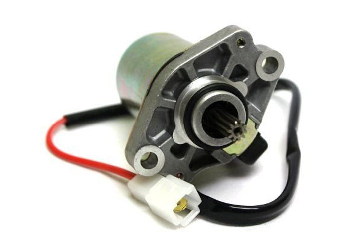 Motorino Avviamento 12V - rotazione Sinistra con Cavi APRILIA SCARABEO 50 4T RST E3 / 4v (06>) - DERBI GPR 50 (08/09) - SENDA 50 R E2 (05/09) - PIAGGIO VESPA 50 S SPECILA 4T 4v (08/10)