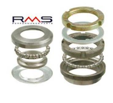 Cuscinetti Sterzo RMS completo per GILERA 50 EASY MOVING (95/96) / ICE (01/05) / RUNNER (97/00) / RUNNER POGGIALI (02) / RUNNER PUREJET (02/06) / RUNNER SP (02/04) / STALKER (97/04) / STORM (94/95) / TYPHOON X (98/99) / THYPHOON (94/97)