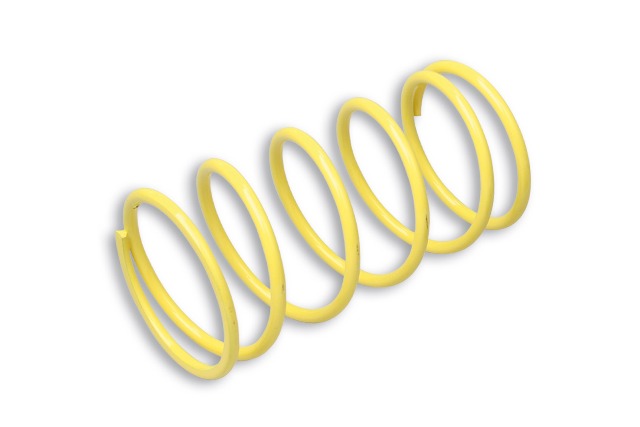 Molla di contrasto variatore gialla (Ø esterno 58x128 mm - Ø filo 4,3 mm - k 5,5)