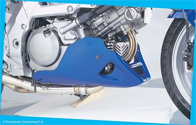 Puntale Motore in ABS POWERBRONZE Colore Carbon Look per SUZUKI SV 650 N / S (1999/2002)