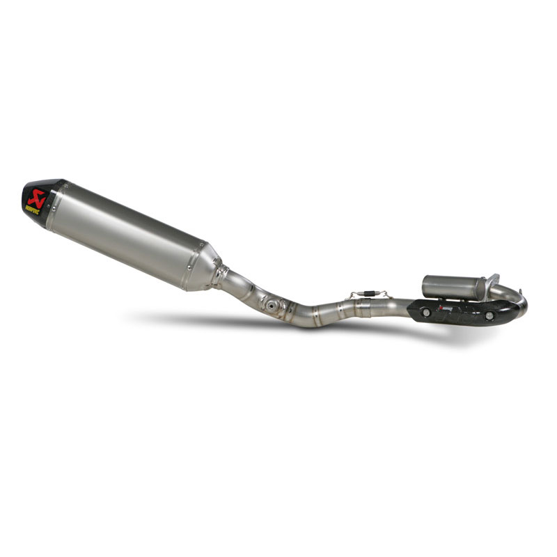 Scarico Completo Akrapovic EVOLUTION con Terminale Esagonale full Titanio e DB-Killer NON Omologato YAMAHA YZ 250 F 115 decibel (2010/2012>)