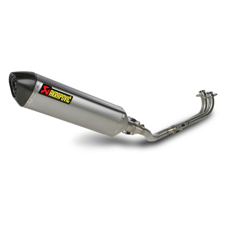 Scarico Completo Akrapovic RACING Esagonale in Acciaio Inox / Titanio con Catalizzatore e DB-Killer Omologato YAMAHA T-MAX 500 (2012>)