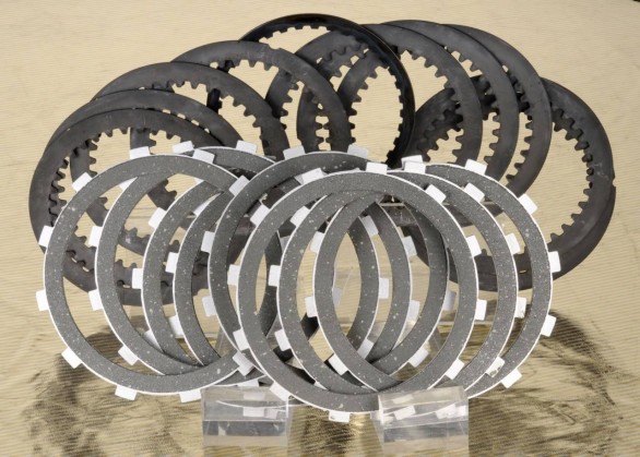 DISCHI FRIZIONE CONDUTTORI + CONDOTTI  NEWFREN PER HONDA CRF 100 F (2004-2007)