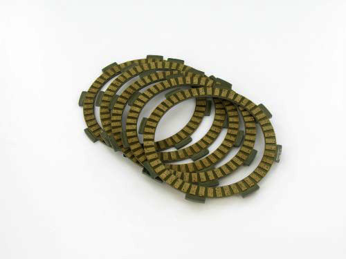 SERIE KIT DISCHI FRIZIONE CONDUTTORI  NEWFREN PER YAMAHA RX 115 5FS3 (1999) / RD 125 DX (1978-1981) / RS 125 (1977-1981) / YBR 125 E (200-2008) XT 125 X (2006-2007) / XT 125 R (2006-2007) / XTZ 125 K/E (2005-2007)