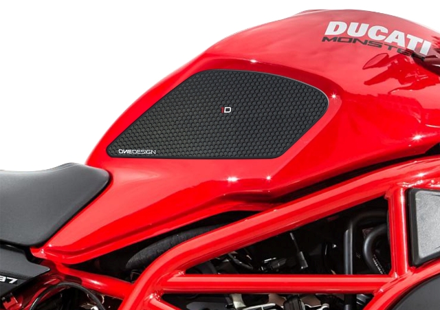 Protezioni laterali serbatoio antiscivolo in gomma DUCATI MONSTER 797 - 821 - 1200 (2014-2018)