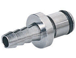 Attacco Innesto Rapido Benzina MASCHIO in OTTONE cromato dritto - 3/8