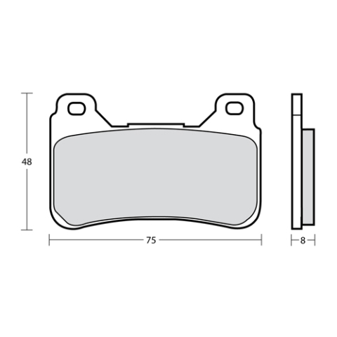 Pastiglie freno mescola Z04 per CBR RR 600 (2005-2016) - CBR RR 1000 (2004-2016)