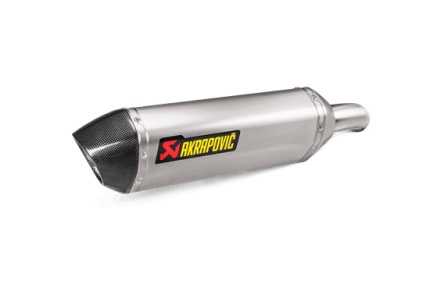 Terminale di Scarico AKRAPOVIC Slip-On Line (Titanium) - OMOLOLGATO - per HONDA VFR 800 F / VFR800 X CROSSRUNNER (2017)