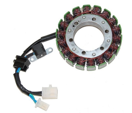 STATORE 18 BOBINE, CONNETTORE 3 FILI, CONNETTORE 2 FILI per SUZUKI VL 1500 INTRUDER (98/04)