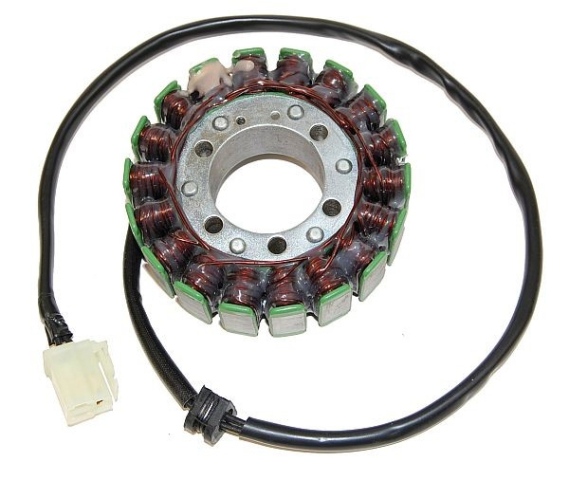 Statore 18 bobine, connettore 3 fili, diametro 104mm, interno 42mm RIUMPH TIGER955 01-06
