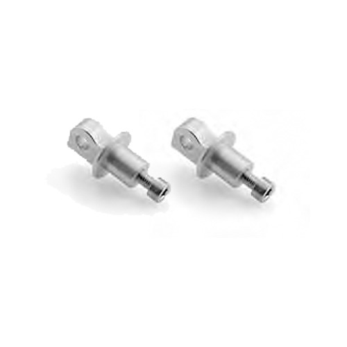 Coppia di adattatori per pedivelle comandi originali OEM Pilota RIZOMA per TRIUMPH - STREET TWIN 900 - (900 c.c.) - (2016) - THRUXTON R - (1200 c.c.) - (2016) - BONNEVILLE T 120  -  (1200 c.c.)  -  (2016)