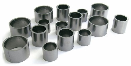 Boccola Di Riduzione Scarico in grafite armata - Dimensione: 32.00x34.50x26.00