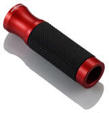 MANOPOLE UNIVERSALI  RIZOMA SPORT LINE COLORE-NERO-ROSSO la coppia (due manopole) - ø 22 mm