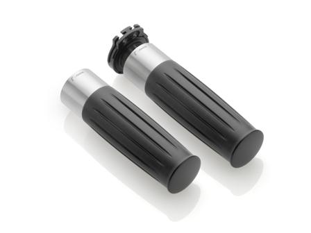 MANOPOLE RIZOMA LEGEND by WIRE la coppia (due manopole) - ø 22 mm - per TRIUMPH THRUXTON R 1200 (2016) - STREET TWIN 900 (2016)