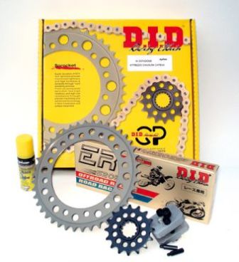 Kit GP Racing DID Passo 520  Pignone 16, Corona 43 Denti, Catena  520 ERV3 G&G 116 MAGLIE per SUZUKI GSX-R 600 (2011-2014)