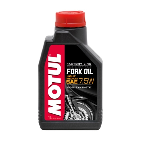 Olio Forcella MOTUL Sintetico 100%  gradazione 7.5 W  Quantita' 1 litro