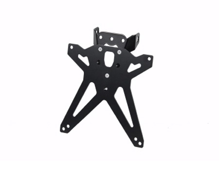 Portatarga Lightech regolabile di colore nero per DUCATI MONSTER 796 (2010>) - MONSTER 1100 (2008>) - MONSTER 696 (2008/2012)