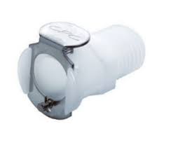 Attacco Innesto Rapido Benzina Femmina CPC in Plastica. Diametro 14 mm c.ca. Passo 1/4, NPT. Per tubi con diametro interno di 9,5 mm. Pressione max. 8,3 bar. - sostituisce codici Ducati 58840091A e 58840101A, MV Agusta 80A090925