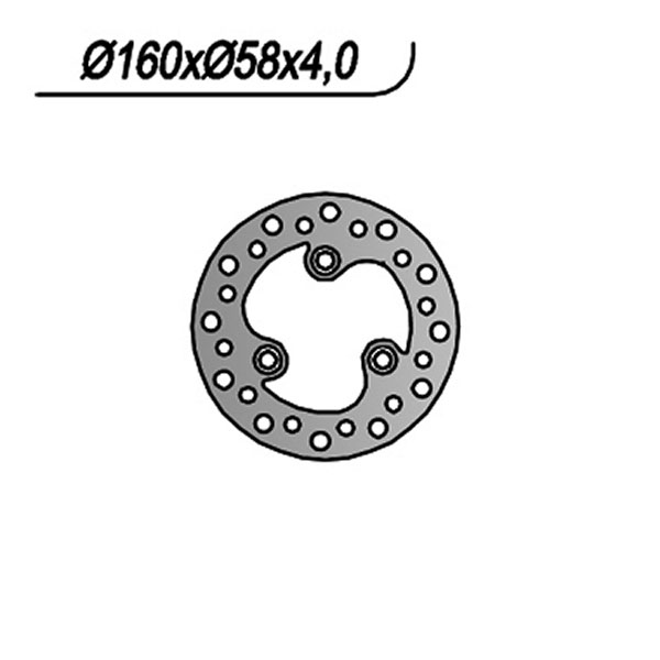 DISCO FRENO ANTERIORE NG per KYMCO - CAGIVA - HONDA - SYM