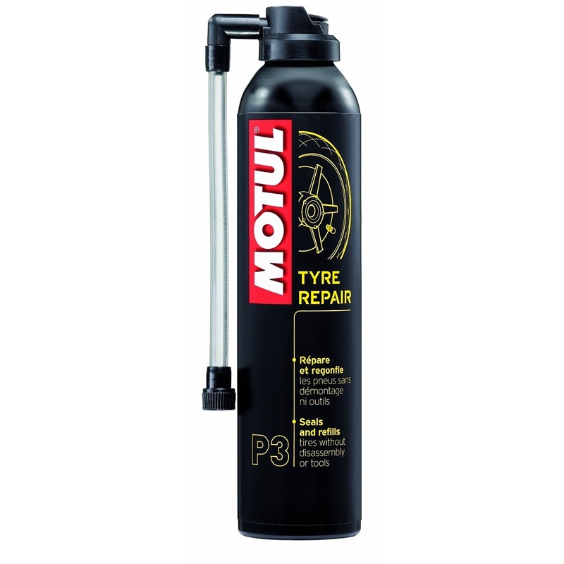 GONFIA E RIPARA PNEUMATICI GOMME MOTO P3 MOTUL TYRE REPAIR