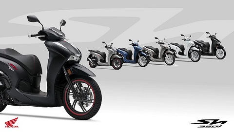 CARENE per HONDA SH125 / 150CC 2020-2024  Nero 13 PEZZI 