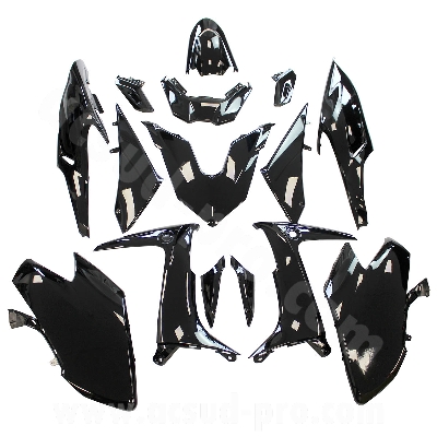 KIT CARENE 15 PEZZI CARENA YAMAHA TMAX 560CC (2020-2021) NERO LUCIDO CARENE 
