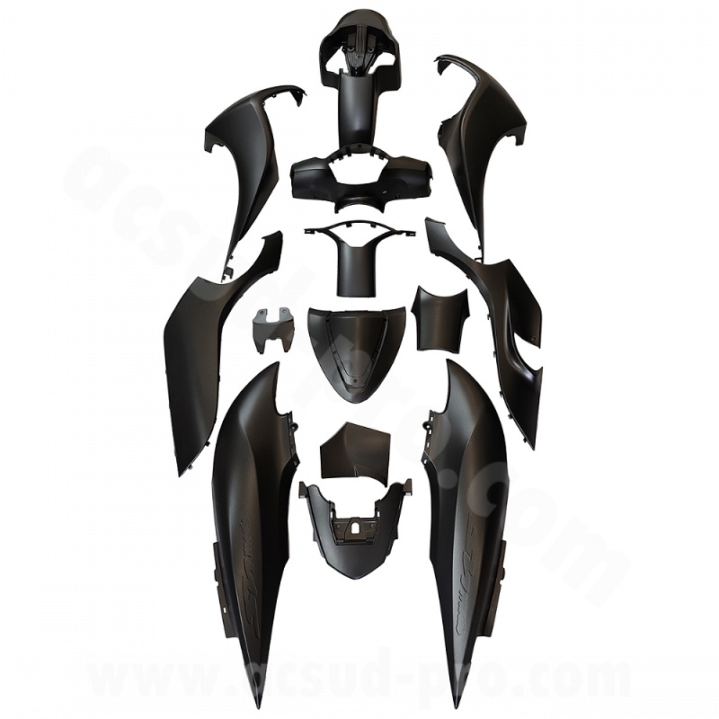 KIT CARENE 14 PEZZI PER HONDA SH125CC MODE (2024) NERO TIPO ORIGINALE