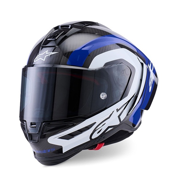 Casco Alpinestars Supertech R10 Arius Bianco Blu