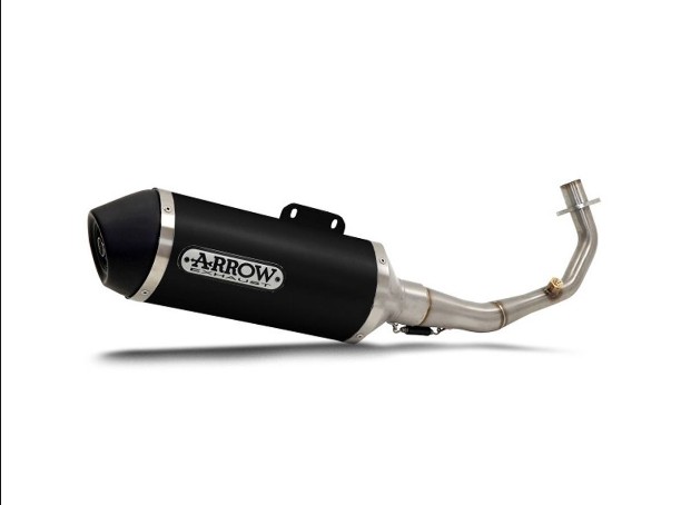 SILENZIATORE URBAN ARROW ALLUMINIO SCURO OMOLOGATO HONDA SH 125I (2020-2023) - SH 125 (2020-2023)
