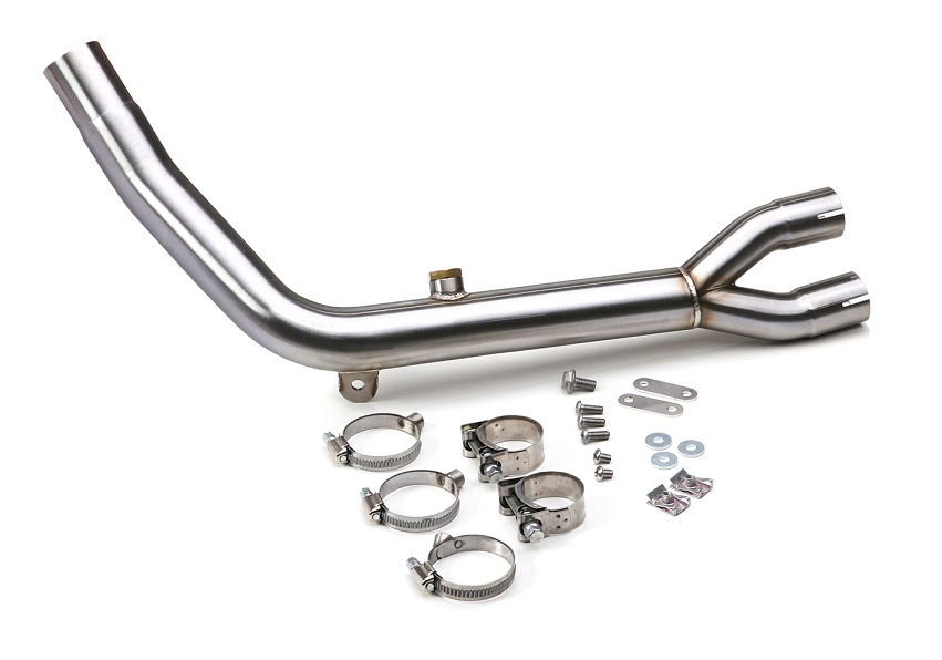 Tubo di Raccordo Mivv Elimina Catalizzatore per Honda Transalp 700 (2008>)