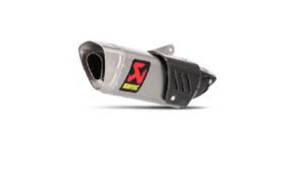 Terminale di scarico AKRAPOVIC Slip-On Line (Titanium) Omologato per Yamaha MT-10/FZ-10 2016