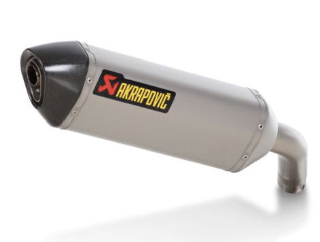 Terminale di scarico Linea Slip on (TITANIO) Akrapovic per HONDA CROSSRUNNER (11/14)