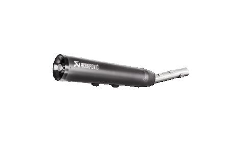 Terminale di scarico AKRAPOVIC Omologato Slip-On Line (SS) per Yamaha XV950 / R / Racer (2017)