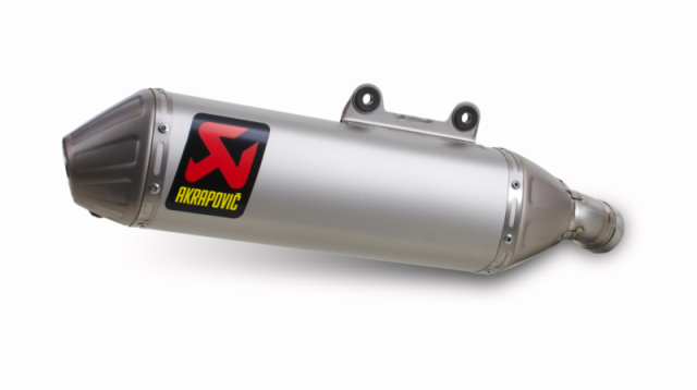 Terminale di scarico Akrapovic SPLIT-ON  Esagonale full Titanio con DB-Killer NON Omologato YAMAHA YZ 450 F 112 decibel (2010/2013)