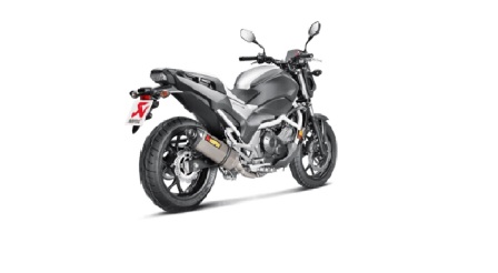 Terminale di scarico Akrapovic Linea Slip on (TITANIO) Omologato per HONDA NC 750 S / NC 700 X  (2016-2017) - INTEGRA 700 (2016-2017)