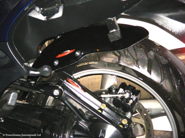 PARAFANGO POSTERIORE colore NERO TRIUMPH TROPHY 1200 (13-14)