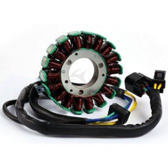 Statore 18 bobine, connettore 3 fili, connettore 4 fili TOURMAX per SUZUKI DR-Z400 E (2000-2007) - DR-Z400S (2000-2009)